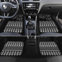 Black Taniko Kowhaiwhai Tukutuku Motif Car Mats