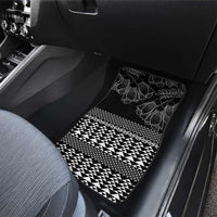 Black Taniko Kowhaiwhai Tukutuku Motif Car Mats