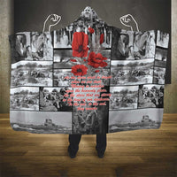 ANZAC Day Gallipoli Campaign Hooded Blanket To The End They Remain