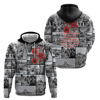 ANZAC Day Gallipoli Campaign Zip Hoodie To The End They Remain