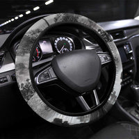 Black ANZAC Day The Battle of Lone Pine Steering Wheel Cover Kiwi-Kangaroo Soldier Lest We Forget