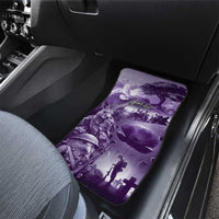 Purple ANZAC Day The Battle of Lone Pine Car Mats Kiwi-Kangaroo Soldier Lest We Forget