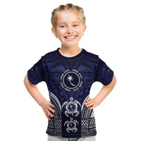 FSM Chuuk States Kid T Shirt Micronesia Six 9 One Polynesian Tribal Pattern