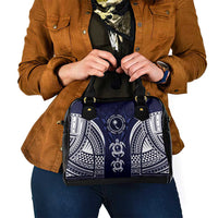 FSM Chuuk States Shoulder Handbag Micronesia Six 9 One Polynesian Tribal Pattern