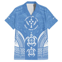 FSM Kosrae States Family Matching Off The Shoulder Long Sleeve Dress and Hawaiian Shirt Micronesia Six 9 One Polynesian Tribal Pattern