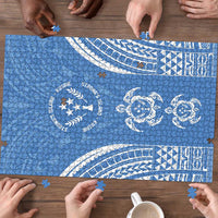 FSM Kosrae States Puzzle Micronesia Six 9 One Polynesian Tribal Pattern - Polynesian Pride