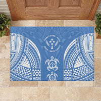 FSM Kosrae States Rubber Doormat Micronesia Six 9 One Polynesian Tribal Pattern