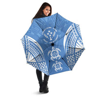 FSM Kosrae States Umbrella Micronesia Six 9 One Polynesian Tribal Pattern - Polynesian Pride