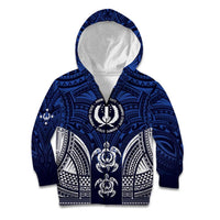 FSM Pohnpei States Kid Hoodie Micronesia Six 9 One Polynesian Tribal Pattern
