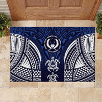 FSM Pohnpei States Rubber Doormat Micronesia Six 9 One Polynesian Tribal Pattern