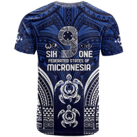 FSM Pohnpei States T Shirt Micronesia Six 9 One Polynesian Tribal Pattern