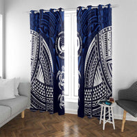 FSM Pohnpei States Window Curtain Micronesia Six 9 One Polynesian Tribal Pattern