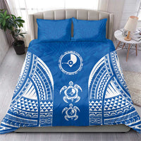 FSM Yap States Bedding Set Micronesia Six 9 One Polynesian Tribal Pattern