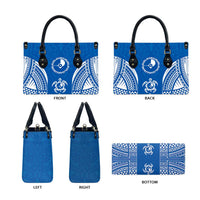 FSM Yap States Leather Bag Micronesia Six 9 One Polynesian Tribal Pattern - Polynesian Pride