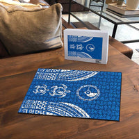 FSM Yap States Puzzle Micronesia Six 9 One Polynesian Tribal Pattern - Polynesian Pride