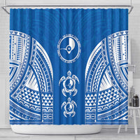FSM Yap States Shower Curtain Micronesia Six 9 One Polynesian Tribal Pattern