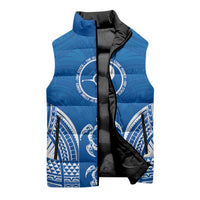 FSM Yap States Sleeveless Puffer Jacket Micronesia Six 9 One Polynesian Tribal Pattern - Polynesian Pride
