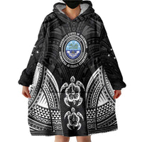 FSM Micronesia Six 9 One Wearable Blanket Hoodie Polynesian Tribal Pattern