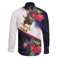 American Samoa Flag Day Since 1900 Family Matching Puletasi and Hawaiian Shirt Samoa Muamua Le Atua Tropical Flowers