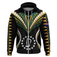 Polynesian Pride Rakahanga Island Hoodie Cook Islands Tribal Wave Style LT9 - Polynesian Pride