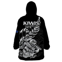 New Zealand Kiwi Rugby Wearable Blanket Hoodie LT9 - Polynesian Pride