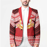Personalised Kolisi Tonga College Atele Blazer Polynesian Ngatu Tribal - Polynesian Pride