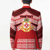 Personalised Kolisi Tonga College Atele Blazer Polynesian Ngatu Tribal - Polynesian Pride