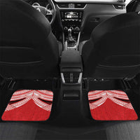 Personalised Kolisi Tonga College Atele Car Mats Polynesian Ngatu Tribal