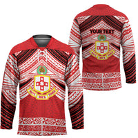 Personalised Kolisi Tonga College Atele Hockey Jersey Polynesian Ngatu Tribal - Polynesian Pride