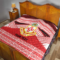 Personalised Kolisi Tonga College Atele Quilt Polynesian Ngatu Tribal