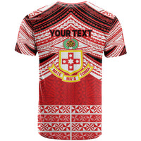 Personalised Kolisi Tonga College Atele T Shirt Polynesian Ngatu Tribal
