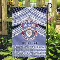 Personalised Tonga Apifoou College Garden Flag Polynesian Ngatu Tribal