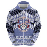 Personalised Tonga Apifoou College Hoodie Polynesian Ngatu Tribal