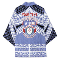 Personalised Tonga Apifoou College Kimono Polynesian Ngatu Tribal - Polynesian Pride