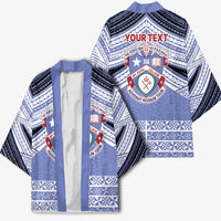 Personalised Tonga Apifoou College Kimono Polynesian Ngatu Tribal - Polynesian Pride