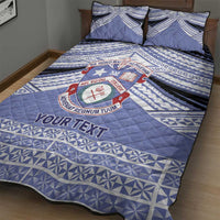Personalised Tonga Apifoou College Quilt Bed Set Polynesian Ngatu Tribal