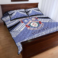 Personalised Tonga Apifoou College Quilt Bed Set Polynesian Ngatu Tribal