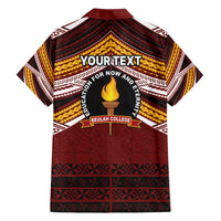 Personalised Tonga Beulah College Family Matching Summer Maxi Dress and Hawaiian Shirt Polynesian Ngatu Tribal LT9 - Polynesian Pride