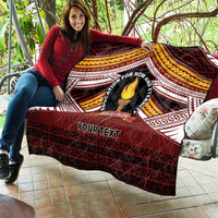 Personalised Tonga Beulah College Quilt Polynesian Ngatu Tribal