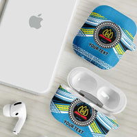 Personalised Tonga Lavengamalie College AirPods Case Polynesian Ngatu Tribal - Polynesian Pride
