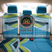 Personalised Tonga Lavengamalie College Back Car Seat Cover Polynesian Ngatu Tribal