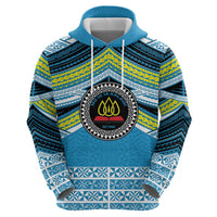 Personalised Tonga Lavengamalie College Hoodie Polynesian Ngatu Tribal
