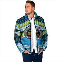 Personalised Tonga Lavengamalie College Padded Jacket Polynesian Ngatu Tribal - Polynesian Pride