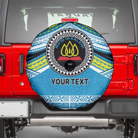 Personalised Tonga Lavengamalie College Spare Tire Cover Polynesian Ngatu Tribal