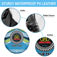 Personalised Tonga Lavengamalie College Spare Tire Cover Polynesian Ngatu Tribal