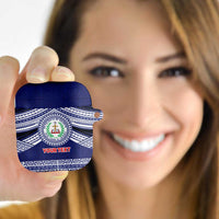 Personalised Tonga Sia'atoutai Theological College AirPods Case Polynesian Ngatu Tribal - Polynesian Pride