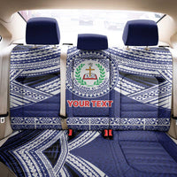 Personalised Tonga Sia'atoutai Theological College Back Car Seat Cover Polynesian Ngatu Tribal
