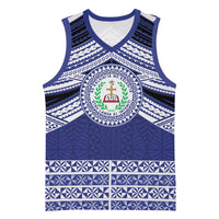 Personalised Tonga Sia'atoutai Theological College Basketball Jersey Polynesian Ngatu Tribal - Polynesian Pride