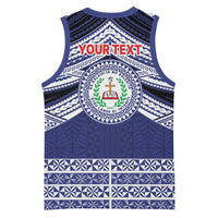 Personalised Tonga Sia'atoutai Theological College Basketball Jersey Polynesian Ngatu Tribal - Polynesian Pride