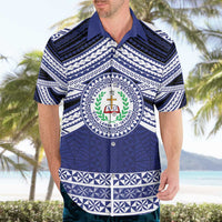 Personalised Tonga Sia'atoutai Theological College Hawaiian Shirt Polynesian Ngatu Tribal
